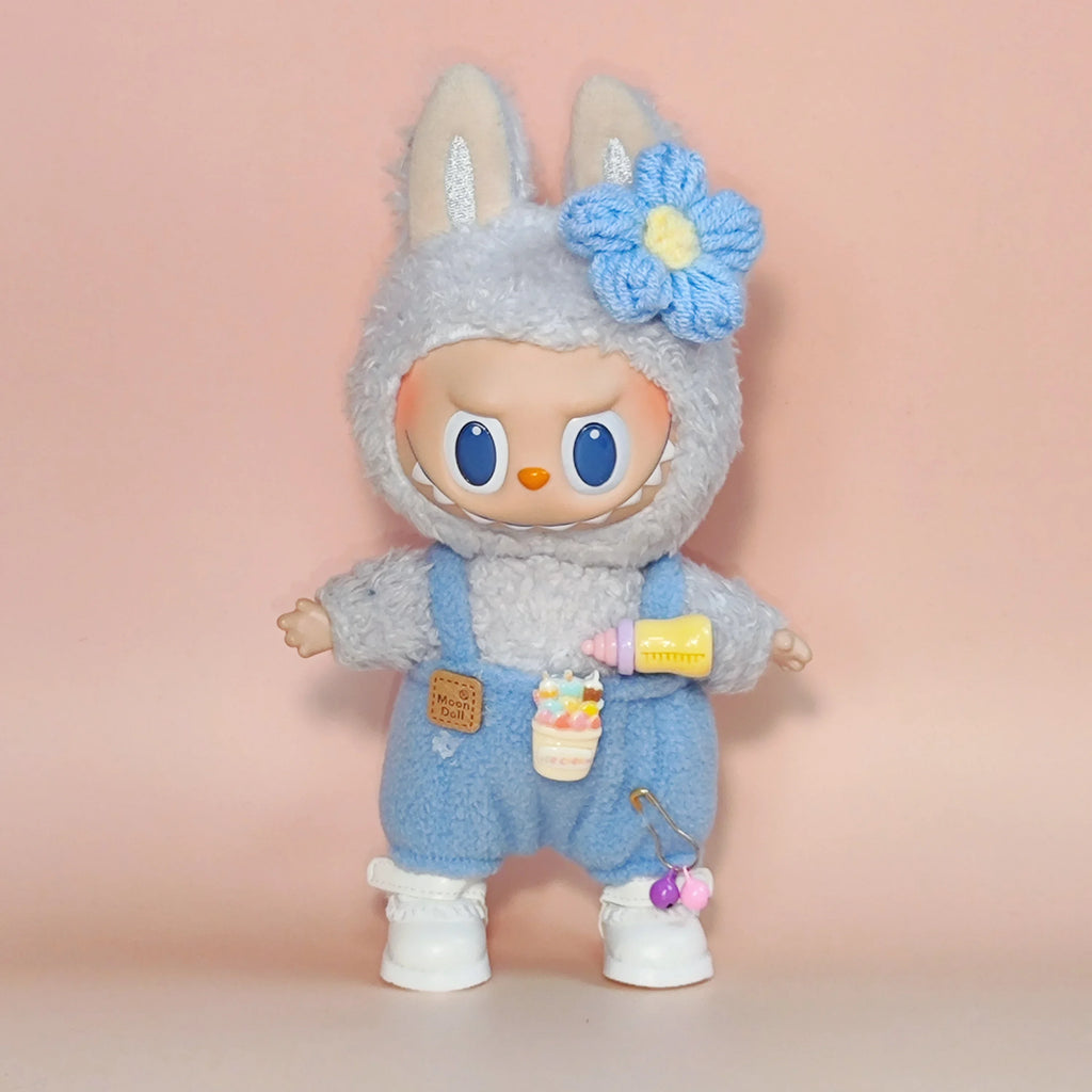 For 15-17cm Clothes for Labubu  - Mystery Box with Fashion Outfits, Baby Bottle Accessories, Cute & Stylish Sets