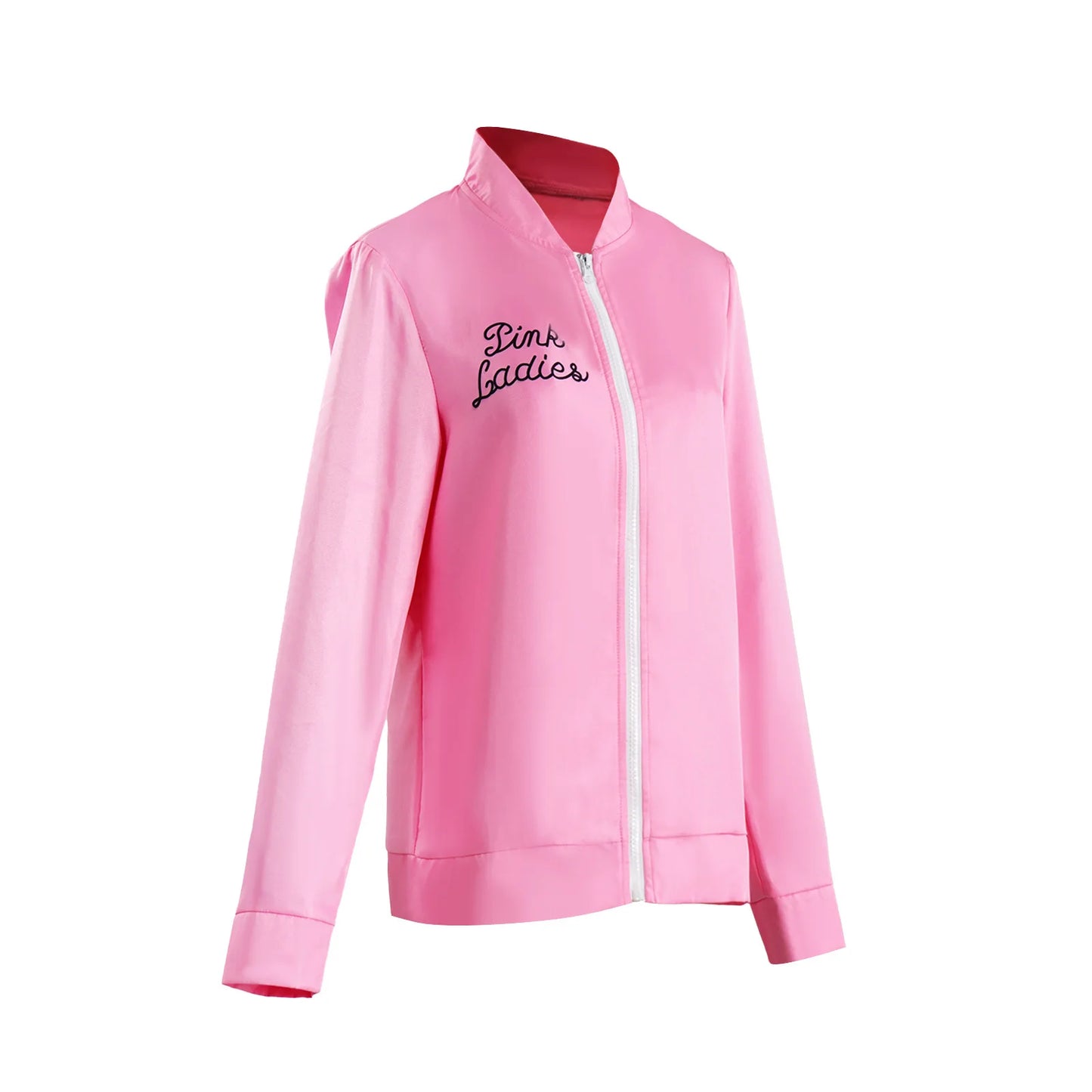 Pink Lady Grease Cosplay Costume Coat Woman Retro Halloween Carnival Party Clothing