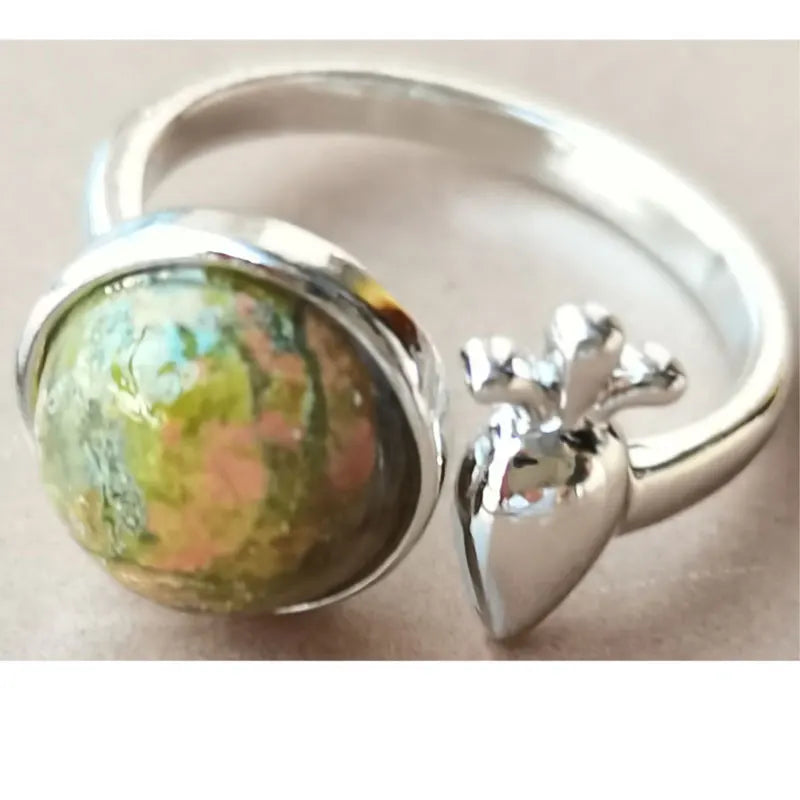 Lapis Lazuli bead Ring PWB1174