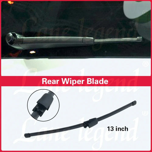 13" For Skoda Praktik Roomster 5J7 2006 - 2013 Rear Wiper Blade Windshield Windscreen Tailgate Window Rain Brush Car Accessories