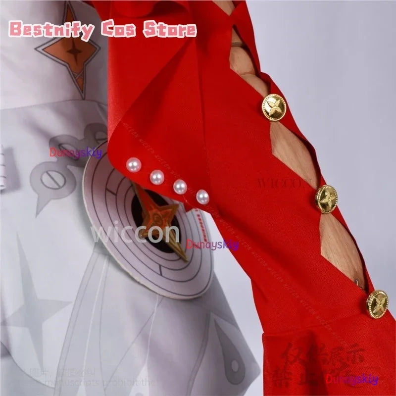 CosplayAnime Game Zenless Zone Zero ZZZ Cosplay Astra Yao Idol Costume Red Coat Dress Lolita Wigs For Girls Woman Halloween Cosp