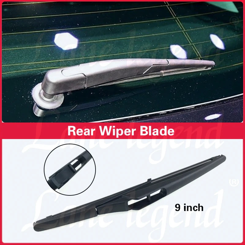 Car Wiper For Renault Mégane Megane 4 BFB Grandtour Hatchback 2016 - 2023 9" Rear Wiper Blade Windshield Windscreen Window Brush