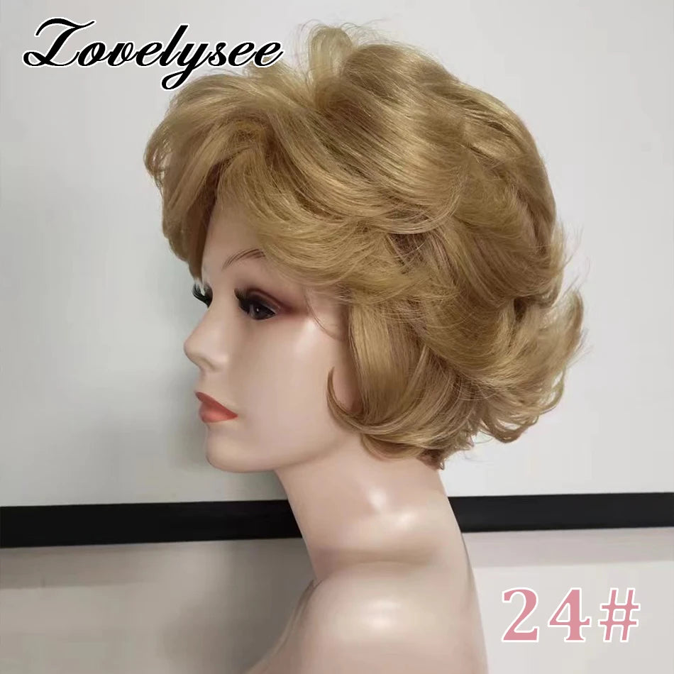 Short Curly Hair Topper Blonde Real Human Hair Toppers 100% Remy Human Hair Toppers Hair For Women Increase Hair Volume