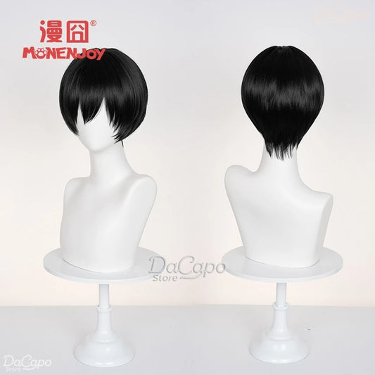 The Summer Hikaru Died Tsujinaka Yoshiki Hikaru Cosplay Wig Anime Manga 2025 Roleplay Men Women WIG Black White Short Hair ヒカル