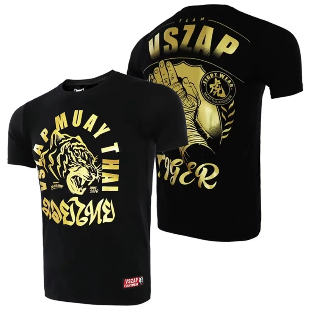 Muay Thai 3D Print Sports Quick-dry Breathable Men Women T-shirt Boxing Wrestling Team Club Uniform Short Sleeve Summer Clothing