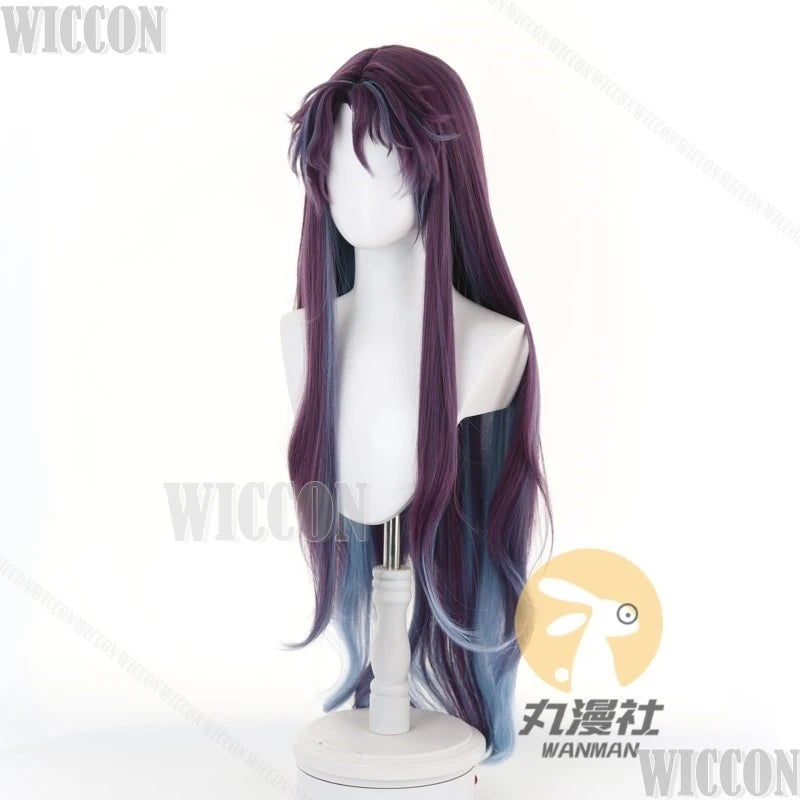 Merman Rafayel Lemurian Sea God Game Love And Deepspace Cosplay Long Purple Hair Wig 3D Prop Man Sexy Outfit Halloween Comic Con