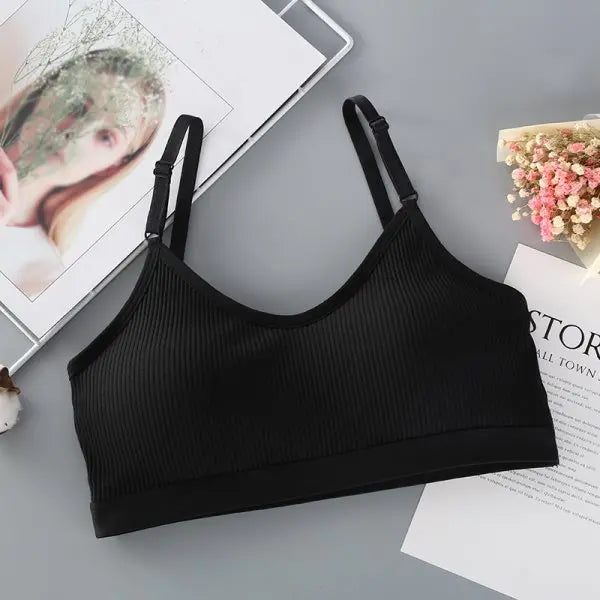 Women Seamless Bras Padded Tube Top Nowire Underwear Female Solid Color Sexy Lingerie Girls Bandeau Crop Top Comfy Intimates