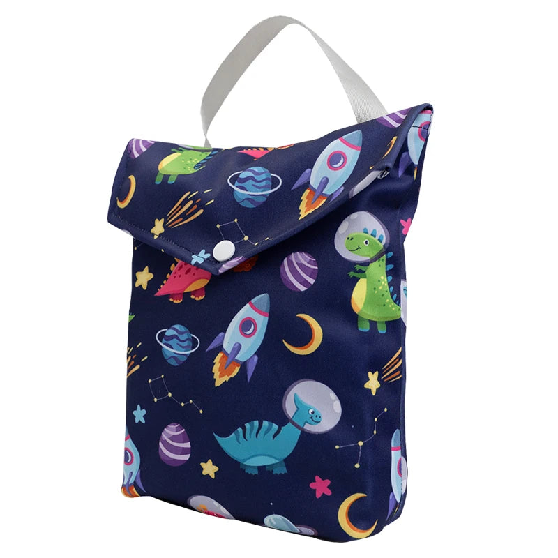 Pororo Baby Diaper Bag Waterproof Wet Bag for Swimsuit Travel Beach Pool Dirty Yoga Gym Clothes Makeup Bag
