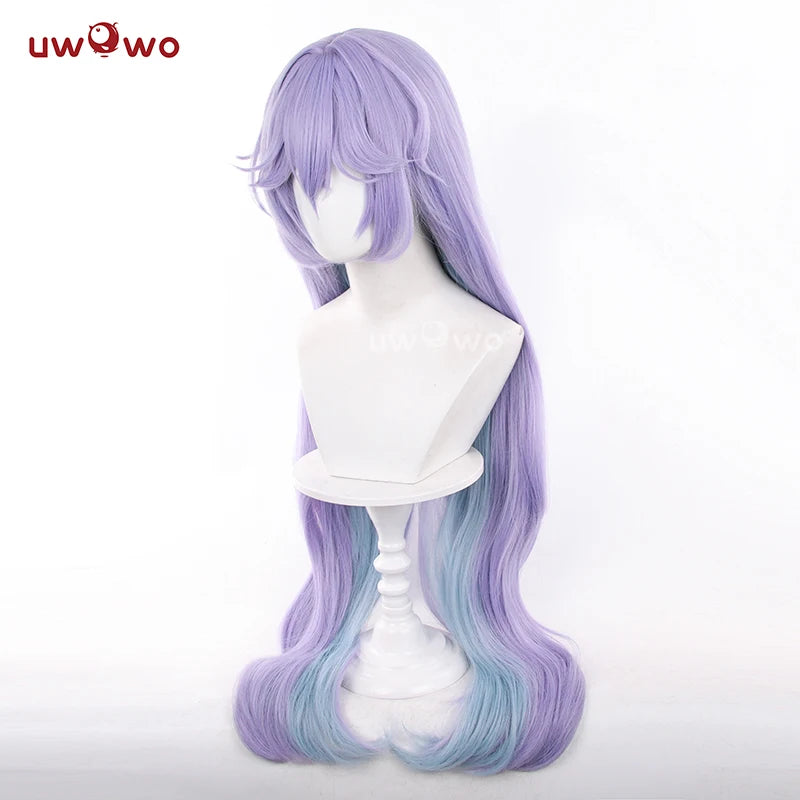 UWOWO Cantarella Wig Game Wuthering Waves WuWa Cantarella Jellyfish Cosplay Wig Long Hair Purple Hair