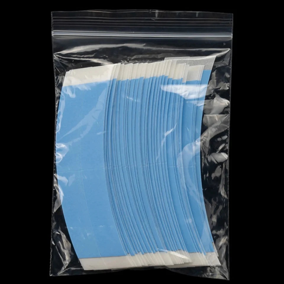 36pcs/pack Double Sided Hair Adhesive Tape Adhesive Blue Hair Clip For Lace Wig Extension Tools Lace Front Tape