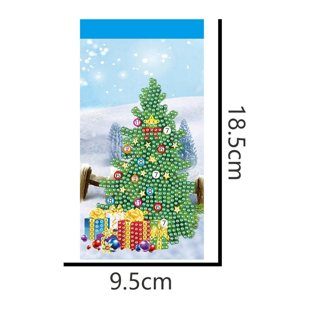 DIY Diamond Painting Glasses Storage Bags Waterproof Glasses Pouches  Cartoon Diamond Painting Craft Handbag Kit Christmas Decor