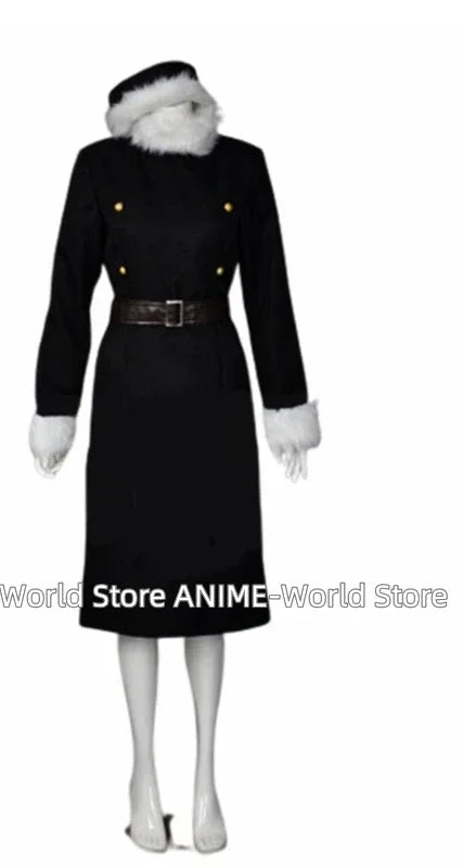 《Custom size》Anime Juvia Lockser Costume Cosplay Women Sexy Coat Halloween Uniforms Custom Made