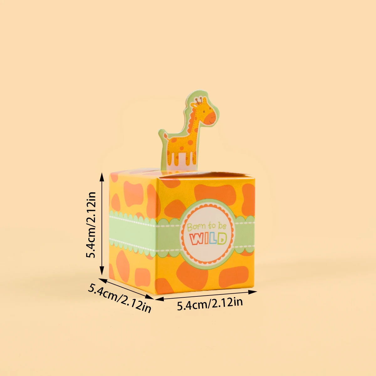 4P Small Animal Candy Box Candy Party Children's Day Gift Cute Cartoon Baby Baptism Decoratio Festival Event Candy Souvenir Pack