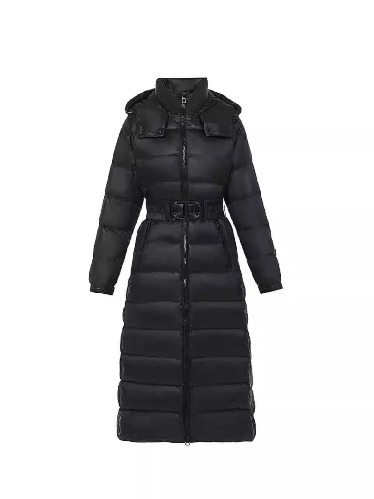 Lang Home Design Winter New Sle Thiened Long White Goose down Jaet Bla Outerwear Top Women's Faion Premium down Coat
