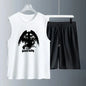 Men's Tank Top Sets 2026 Summer Quick drying beach oversize jogging set running  jogging suit seaside sports Breathable