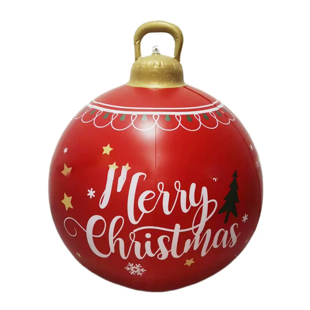 Giant 60cm Gardens Balloon Decoration PVC Christmas Ball DIY Toy Courtyard Balloon Christmas