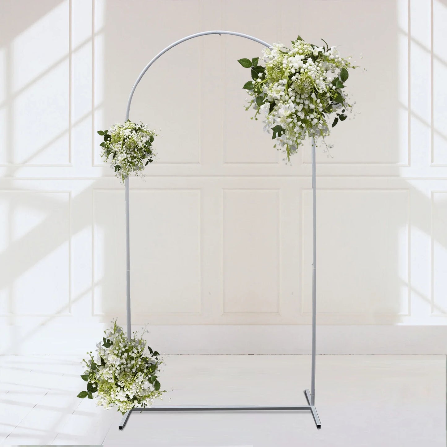 Wedding Arch Metal Backdrop Stand Balloon Flower Stand For Wedding, Birthday Party, Garden Decoration