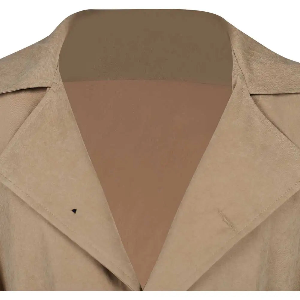 Men Thing Cosplay Brown Coat Costume Movie 4 Pieces Fantastic Disguise Roleplay Fantasia Jacket Long Coat Tops Halloween Suit