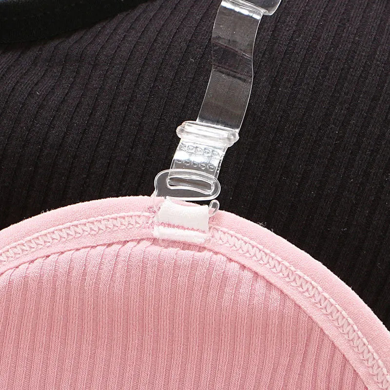 Strapless Women Tube Top Sexy Cropped Top Invisible Bra Women Seamless Underwear Sexy Lingerie Cotton Bandeau Top Removable Pads