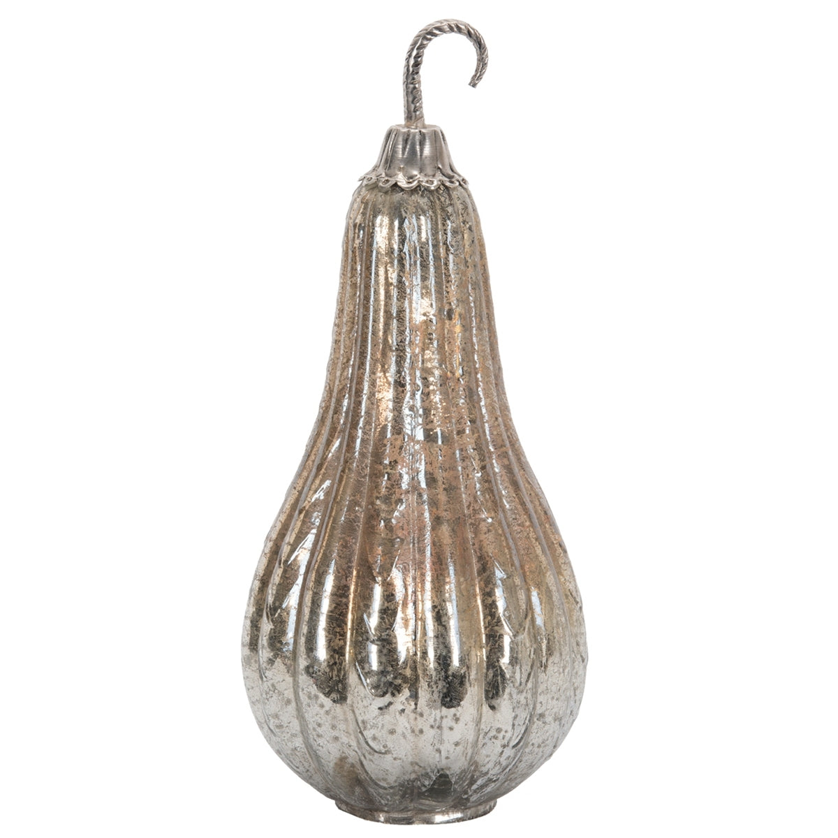 6.5x6.5x15' Foil Glass Lustre Mercury Gourd, Ornament Decor for