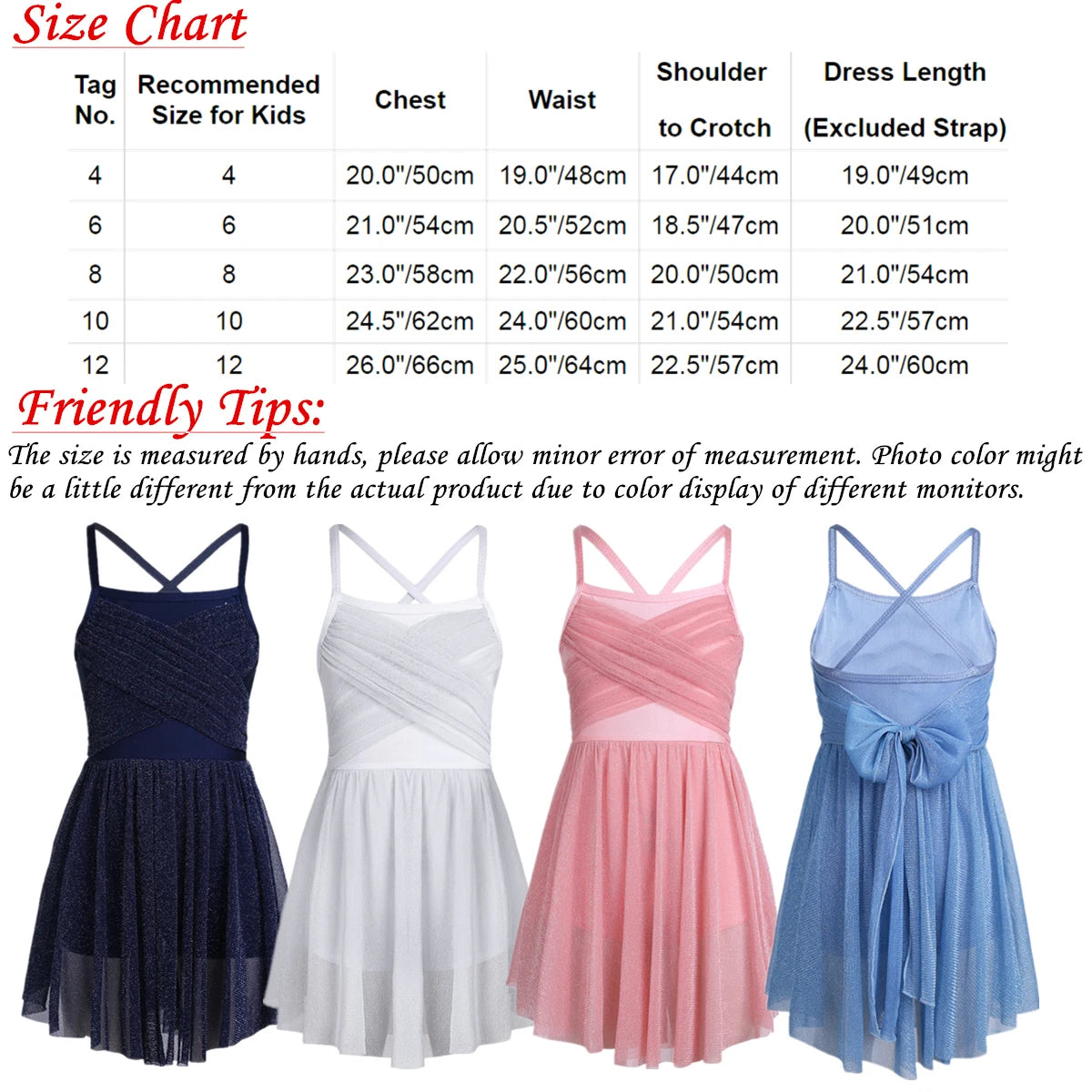 Kids Girls Ballet Leotard Dress Sleeveless Gymnastics Workout Modern Contemporary Dancewear Latin Lyrical Ballerina Costumes