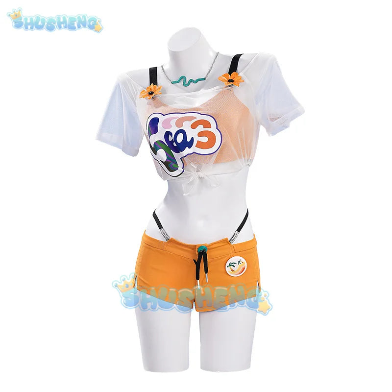 Game Zenless Zone Zero Belle Cosplay Costume Uniform Halloween Carnival Party Christmas Play Role Clothes Summer Clothing