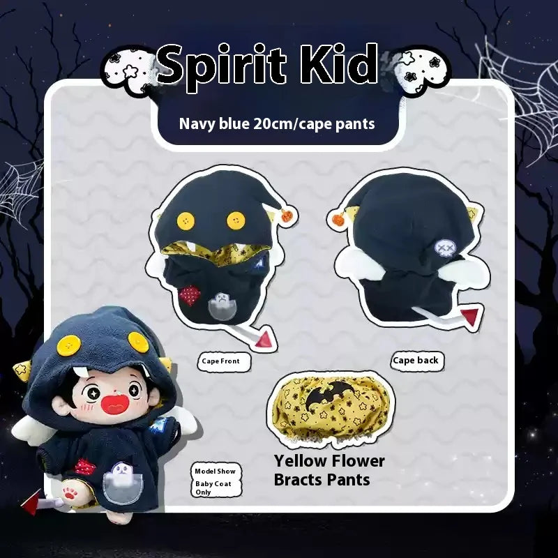 Only Clothes Original Ghost Ghost Cotton Doll Dress 10/15/40cm Doll No Attribute Cute Fashion Clothes Halloween Hoodie