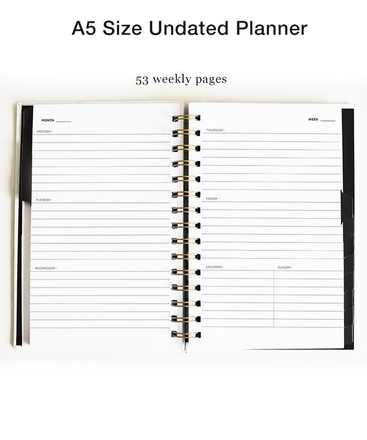 Undated Lingerie Planner