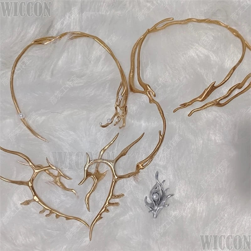 Merman Rafayel Lemurian Sea God Game Love And Deepspace Cosplay Long Purple Hair Wig 3D Prop Man Sexy Outfit Halloween Comic Con