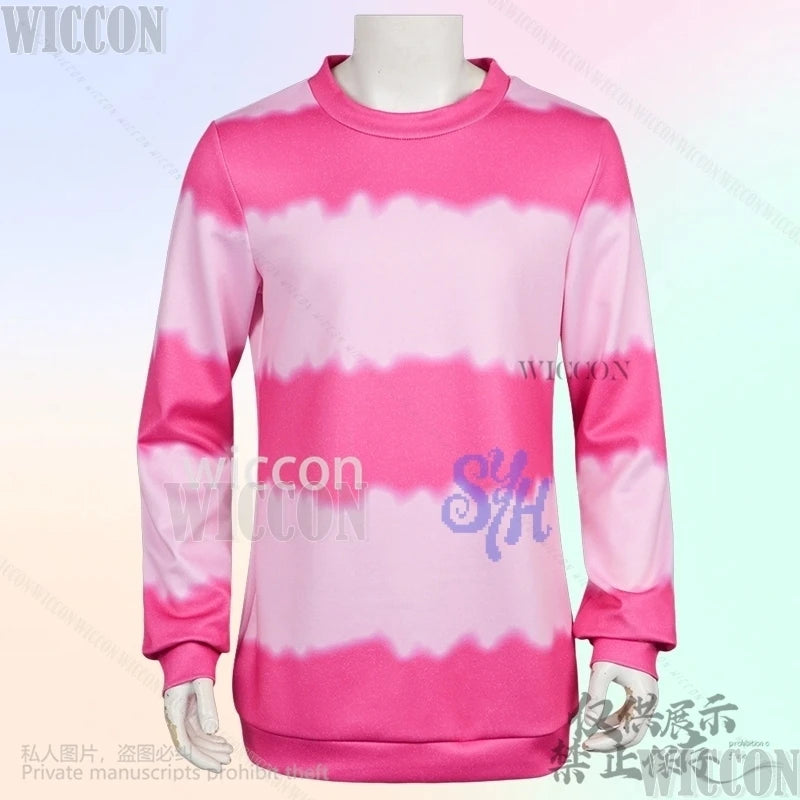 Saja Boys Baby Anime Clothes Kpop Demon Cosplay Loose Round Neck Sweatshirt Sleeve Kawaii Y2k Uniform Wig Halloween Carnival Cos