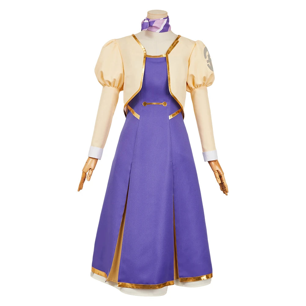 Apocalypse Anime Hotel Women Yachiyo Cosplay Costume Manager Coat Dress Stockings Neckwear Outfits Halloween Carnival Party Suit