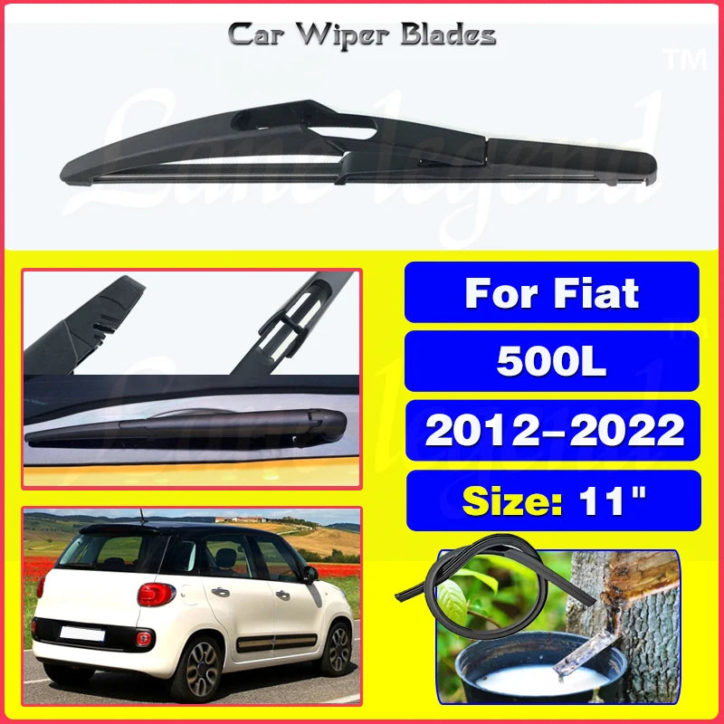 Wiper 11" Rear Wiper Blade Windshield Windscreen Clean Tailgate Window Car Rain Brush For Fiat 500L 2012 - 2022 Car Accessories