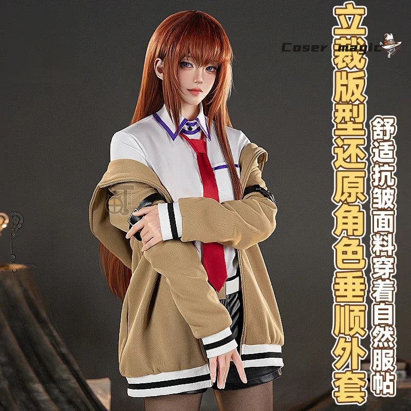 Anime Steins;Gate Christina Cosplay Costume Uniform Halloween Carnival Party Christmas Play Role Clothes Clothing
