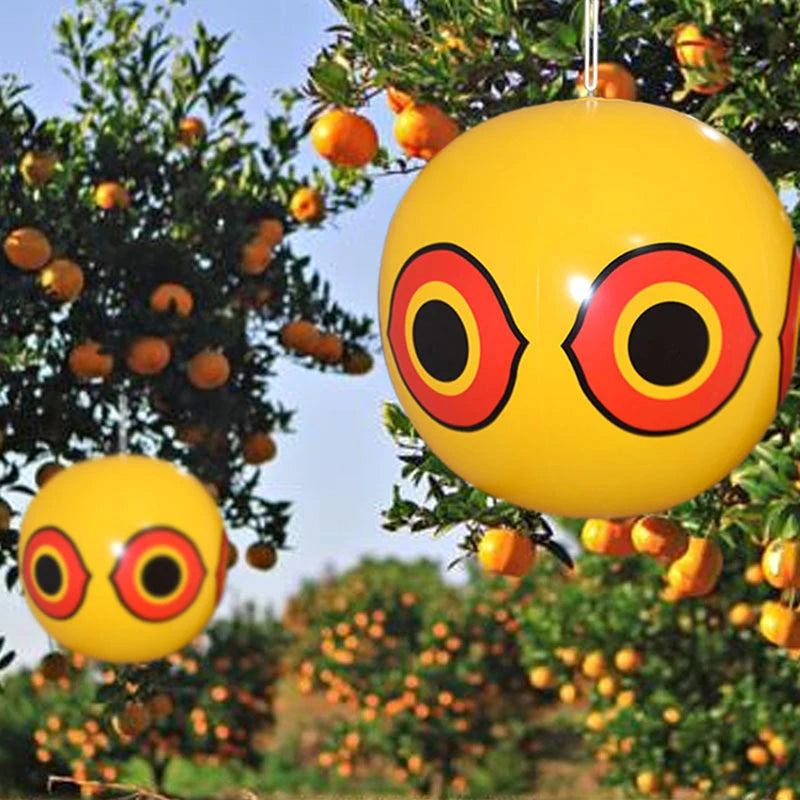 New Anti Bird Inflatable Repeller Scare Eye Balloons Visual Deterrent Farm Protector