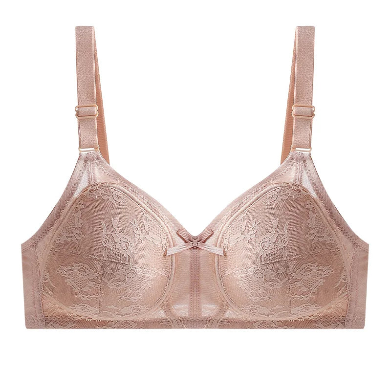 Yenlice Big Size Bras For Women Bralette C cup 4 Colors New Lace Bra Wireless Push Up Underwear Sexy Lingerie Soft Thin Bras