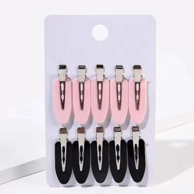 Colorful 8/10pcs/set Women Hair Clips Side Bangs Fix Fringe Barrette Makeup Tools Ladies Girls Styling Hairpin Hair Accessories
