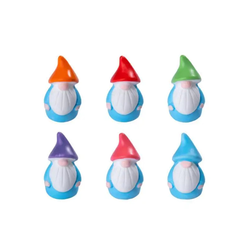 〔Rebecca〕10Pcs Micro Landscape Christmas Old Man Dwarf DIY Decoration Accessories Mini Ornament