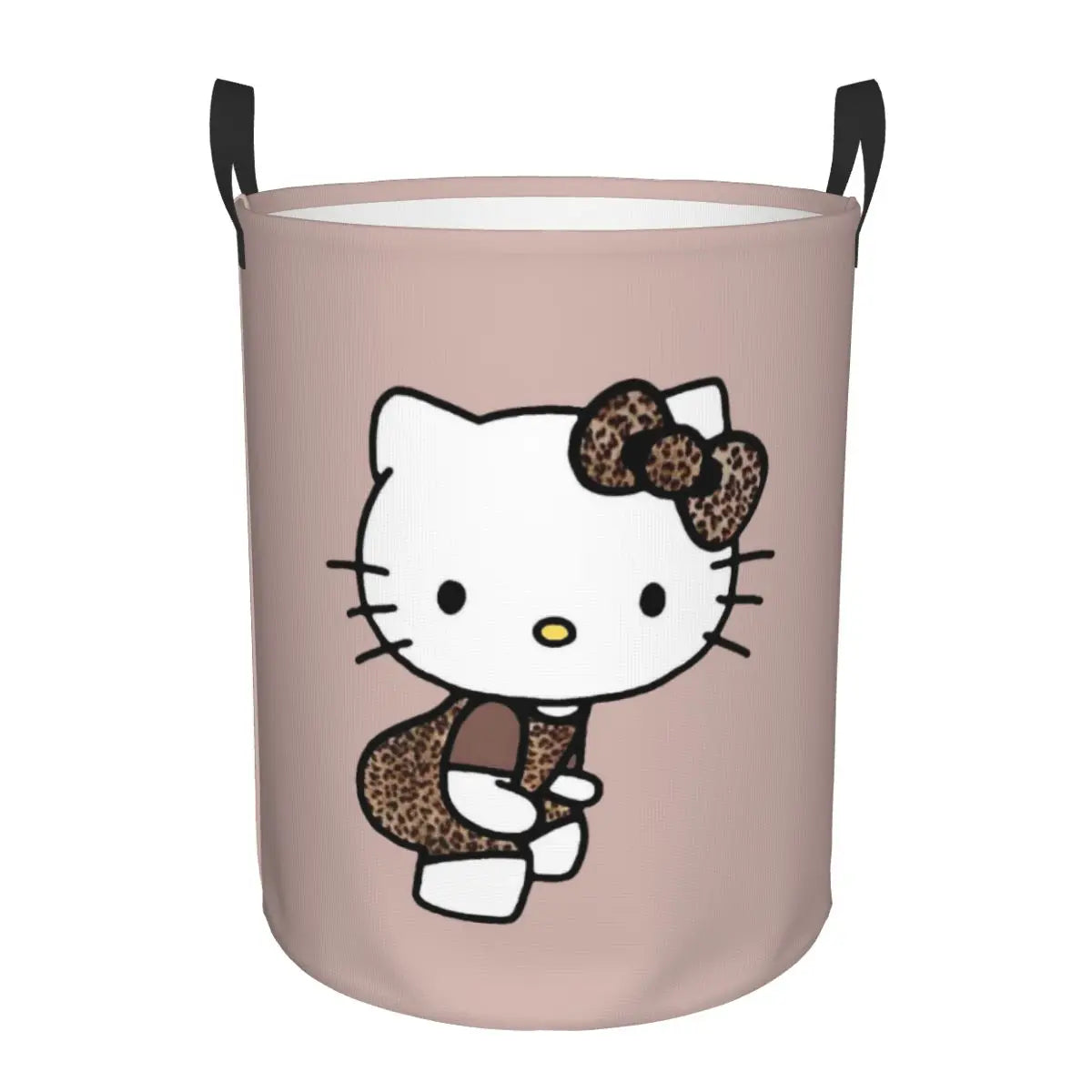 Custom Hello Kitty Laundry Basket Collapsible Large Clothes Storage Bin Cartoon Character Baby Hamper