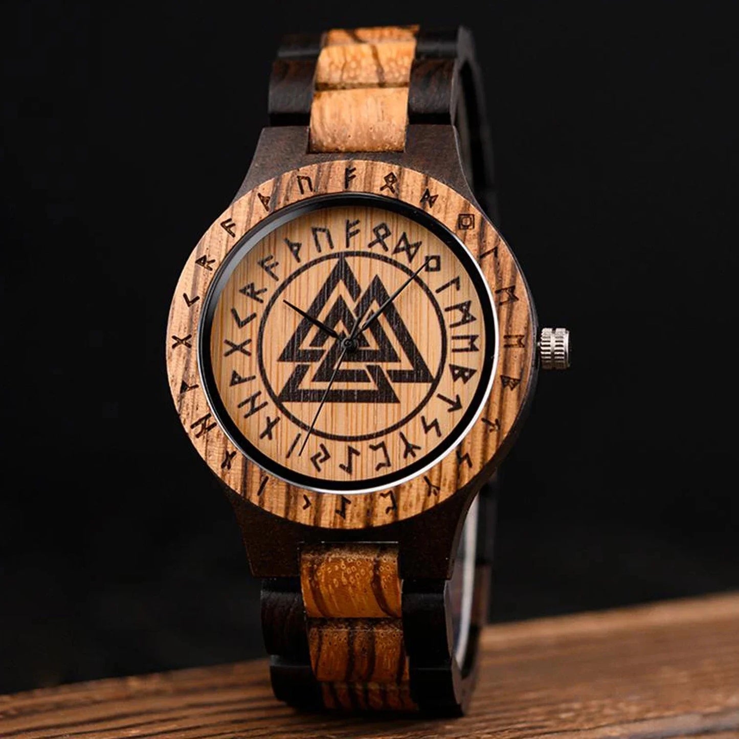 Customize Men Wooden Watch BOBO BIRD New Design Wristwatch Luminous Retro Ebony Zebra Clock for Male zegarek męski Dropshipping
