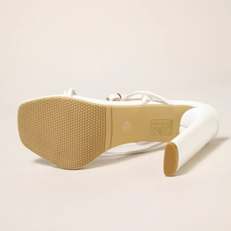 Aneikeh 2026 New Cross Strap Serpentine Strap Stiletto Women's Sandals 35-42 Large High Heel Ladies Shoes Sandalias De Mujer