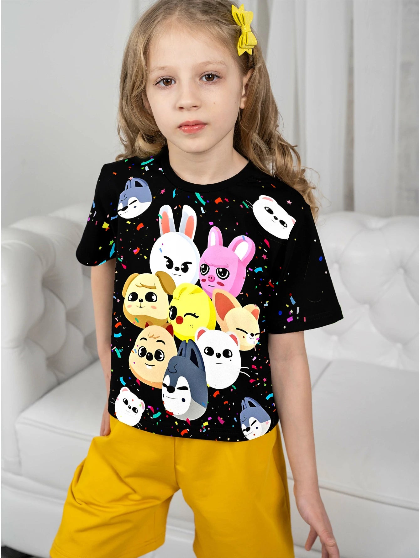 3D Print-S-Skzoo-o-Baby Clothing 5 to 14 Years Male Outdoor Clothes for-S-Stray-Kids-Children Boy Girl k-Kpop Child T-Shirt Top