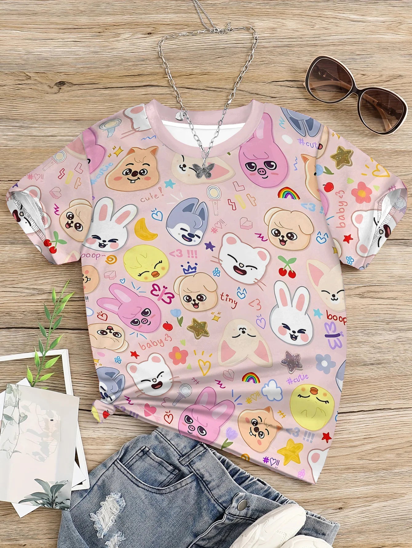 3D Print-S-Skzoo-o-Baby Clothing 5 to 14 Years Male Outdoor Clothes for-S-Stray-Kids-Children Boy Girl k-Kpop Child T-Shirt Top