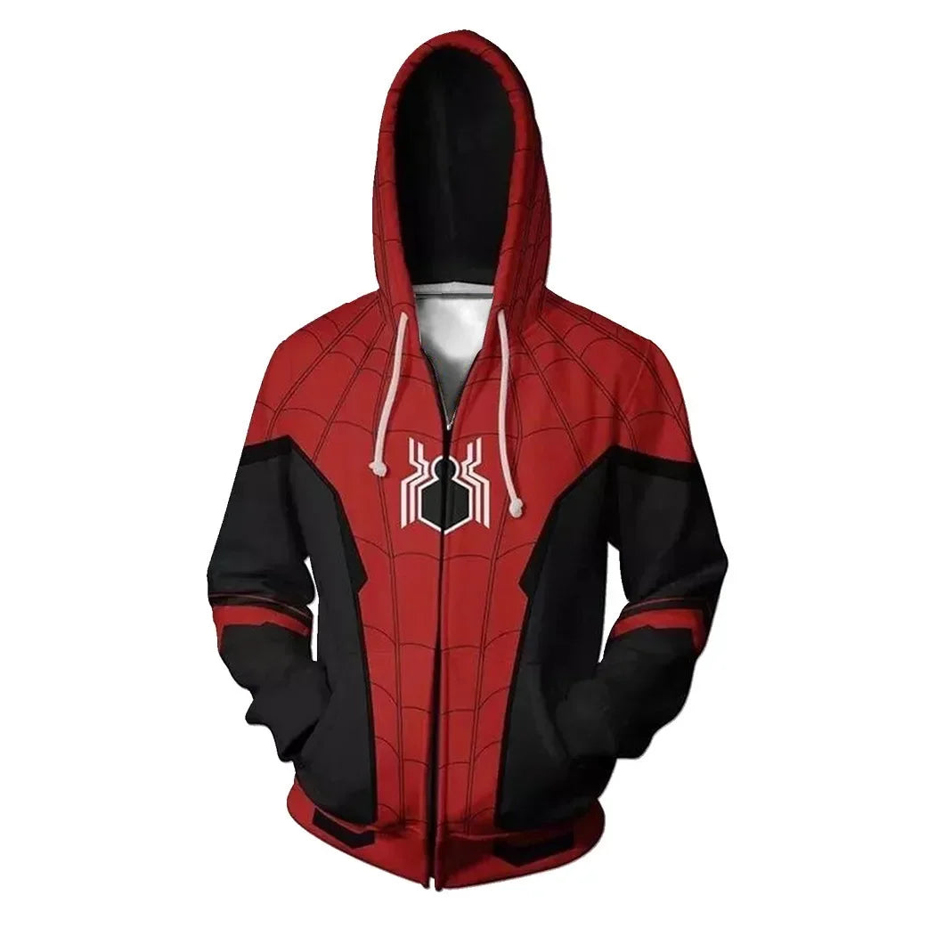 Cosplay Movie Spider Women Sweatshirt Hoodie Gwen Stacy Cosplay Costume Hooded Jacket Coats Men Women Pullover Trainsuit S Anime
