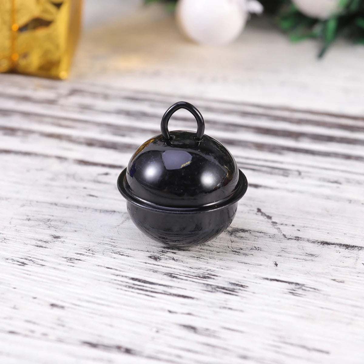 50 Pcs Metal Jingle Bells Christmas Crafting Supplies Round Bell DIY Projects Bright Round Jingle Bells Colored Decorations