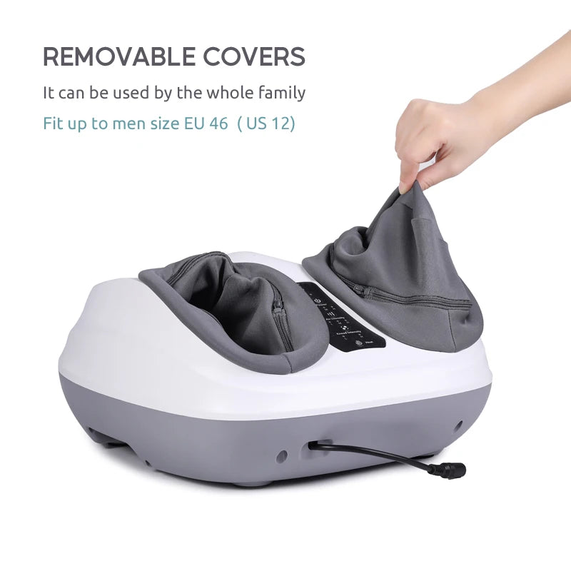 MARESE Electric Foot Massager Machine Kneading Shiatsu Air pressure Vibration Massage With Heating Therapy pain relief K827