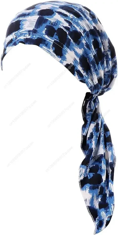 Pre-Tied Bandana Turban Hat Chemo Cancer Headscarf Headwraps Headwear for Women Hair Cover Hat