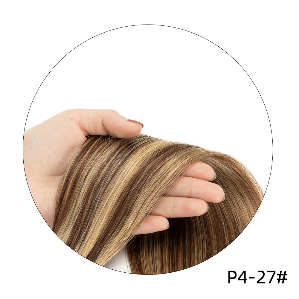 isheeny 140-240G Blonde Brazilian Machine Remy Straight Clip In Human Hair Extensions Full Head 6pcs/set 14-24 Inch Volume Hair