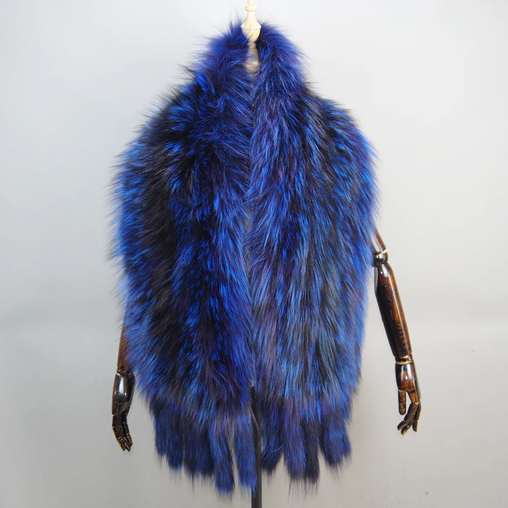 2025 New Genuine Fox Fur Shawl For Women Real Natural Fox Fur Female Capes And Wraps For Wedding Bride Winter Warm Outwear Scarf