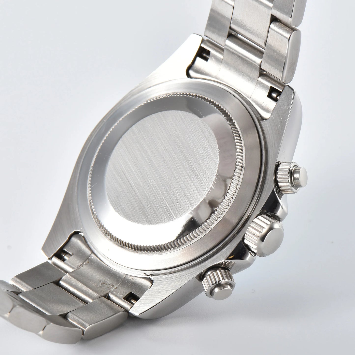 39mm Men's watch Shell Face Dial watch waterproof sapphire glass Stainless steel quartz watch VK63 movement Chronograph watch