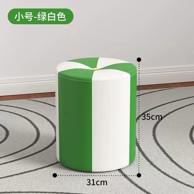 nordic Footrest Stool Hallway kitchen makeup living room vanity chair Wooden luxury home offer Interior items foot furniture